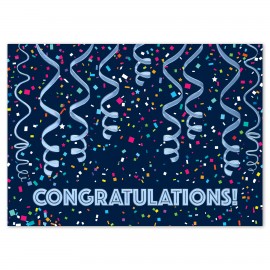 Confetti Congratulations Card Custom Imprinted