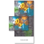 2023 Graphic Circles Calendar Card Logo Printed