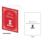 Folded Greeting Card/Note Card (4"x5.5") with Logo