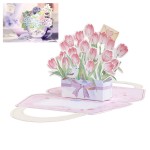3D Pop Up Mother's Day Card with Logo