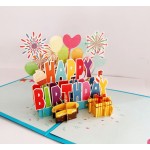 3D Birthday Custom Greeting Cards with Logo