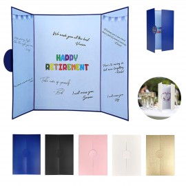 Triple Folded Greeting Cards with Logo