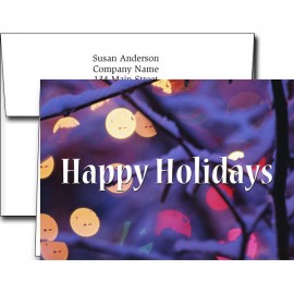 Promotional Holiday Greeting Cards w/Imprinted Envelopes