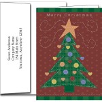 Promotional Holiday Greeting Cards w/Imprinted Envelopes