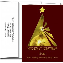 Logo Branded Logo Holiday Greeting Cards w/Imprinted Envelopes (5"x7")