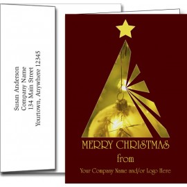 Logo Holiday Greeting Cards w/Imprinted Envelopes (5"x7") with Logo