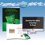 Cloud Nine Saint Patrick's Day Music Download Greeting Card with Logo