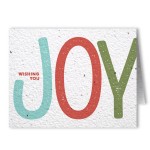 Logo Branded Plantable Seed Paper Holiday Greeting Card - Design BD