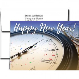 Customized New Year Greeting Cards w/Imprinted Envelopes (5"x7")  Customized New Year Greeting Cards w/Imprinted Envelopes (5"x7")