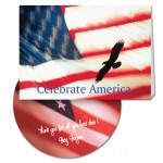 Custom Celebrate America Greeting Card with Matching CD