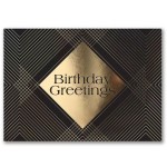 Customized Birthday Gold Card