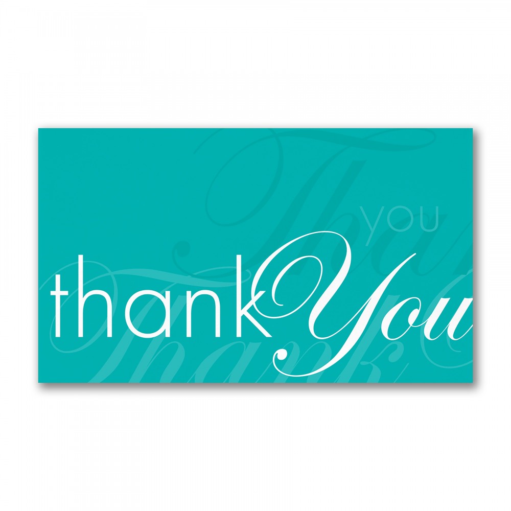 Sentiments Echoed Thank You Card Branded Sentiments Echoed Thank You Card Branded