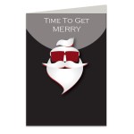 Logo Branded Santa Speaks Christmas Greeting Card