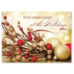 Berry Holidays Card with Logo