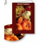 Logo Branded Autumn Harvest Thanksgiving Card