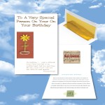 Cloud Nine Birthday Music Download Greeting Card w/ To A Very Special Person with Logo