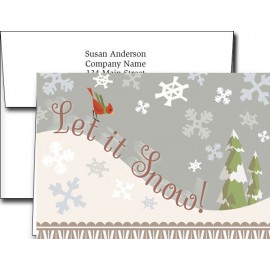 Holiday Greeting Cards w/Imprinted Envelopes with Logo