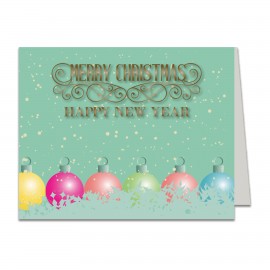 Logo Branded Feeling Green Christmas Greeting Card