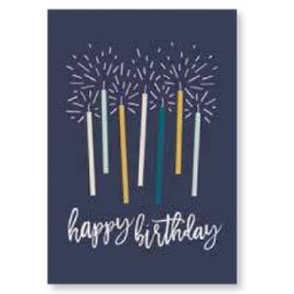 Promotional Navy Birthday Candles Card  Promotional Navy Birthday Candles Card