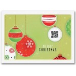 Ornament QR Code Card with Logo