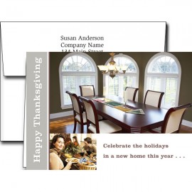 Thanksgiving Greeting Cards w/Imprinted Envelopes with Logo  Thanksgiving Greeting Cards w/Imprinted Envelopes with Logo