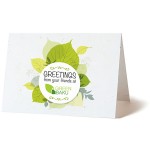 Premium Seeded Greeting Cards with Logo