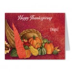 Customized Thanksgiving Seed Paper Greeting Card - Design C