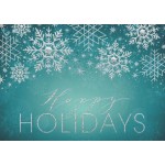 Season's Shimmer Holiday Card with Logo