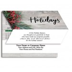 Four Seasons Holly Card To Calendar with Logo