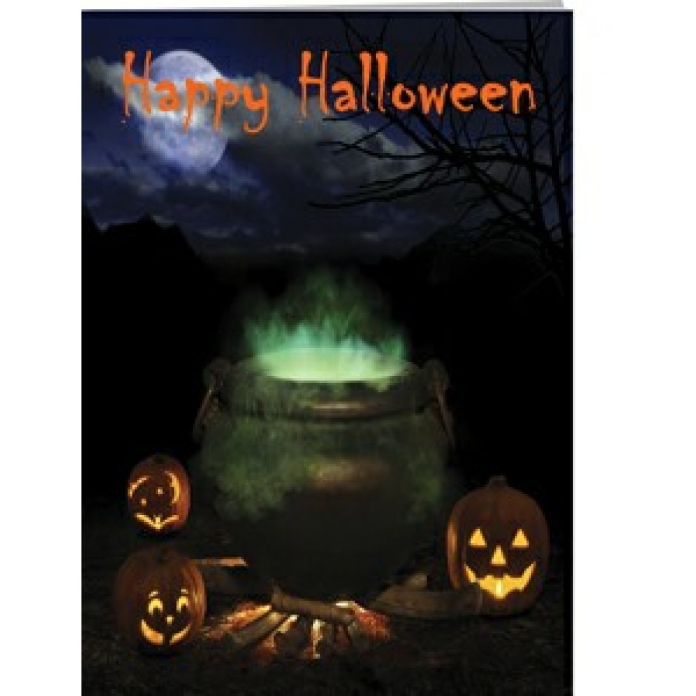 Promotional Halloween Greeting Card With CD