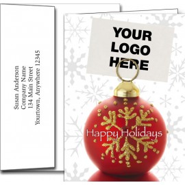 Logo Branded Logo Holiday Greeting Cards w/Imprinted Envelopes (5"x7")  Logo Branded Logo Holiday Greeting Cards w/Imprinted Envelopes (5"x7")