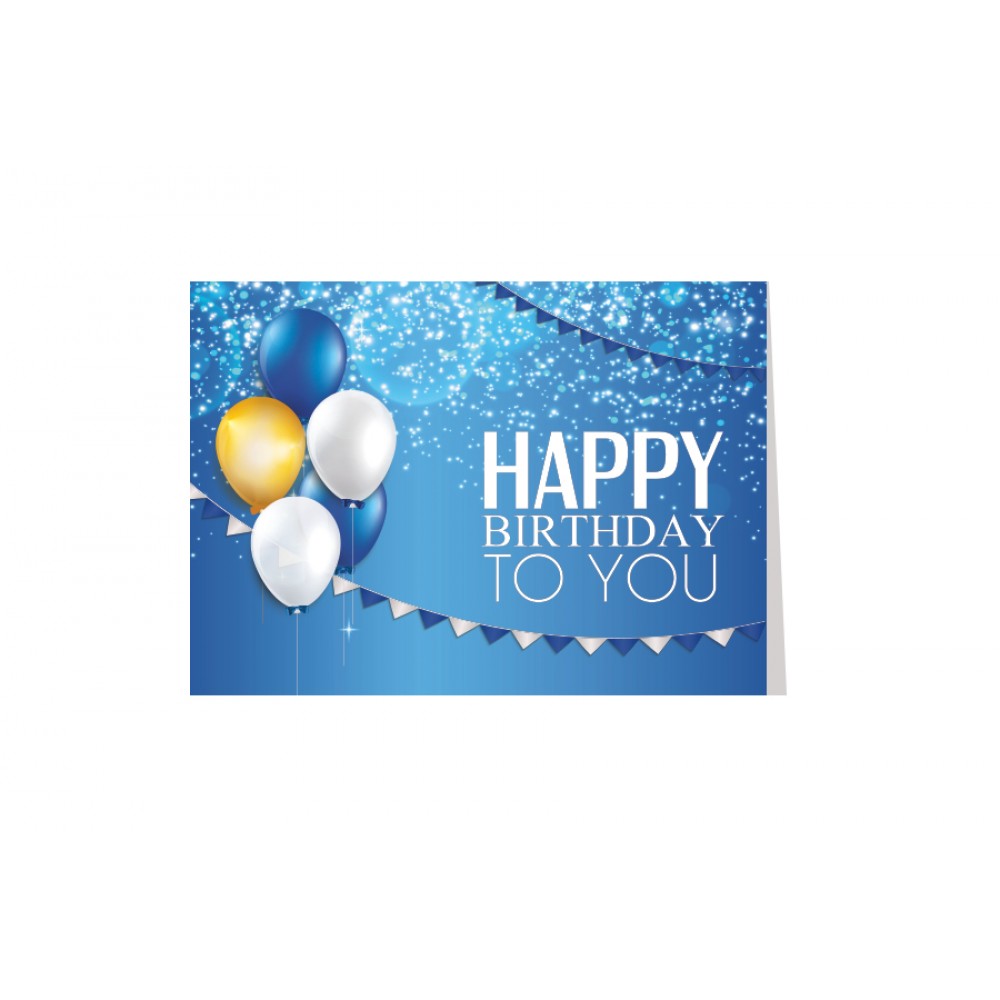 Customized Happy Birthday to You Greeting Card with Free Song Download