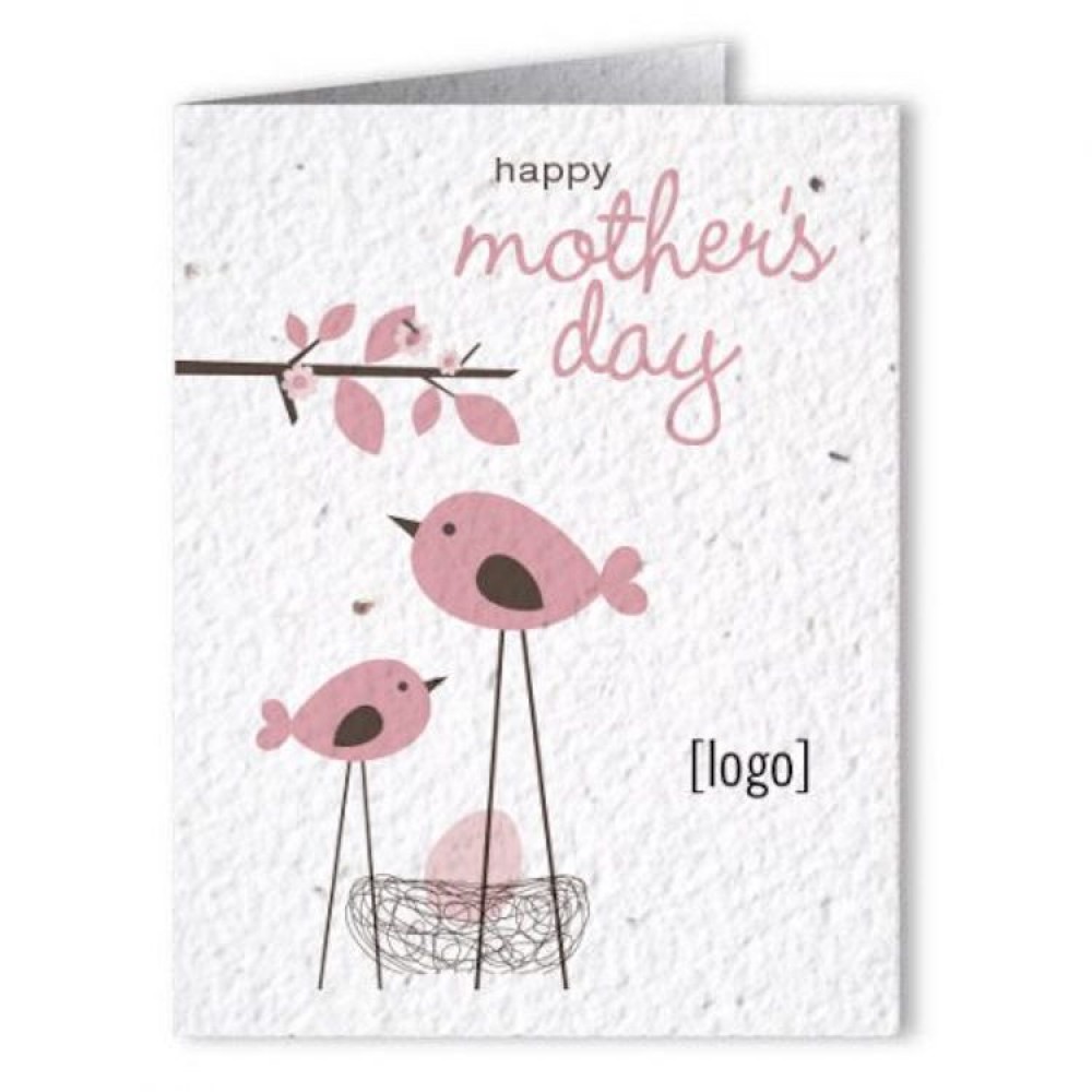 Custom Imprinted Seed Paper Mother's Day Card Custom Imprinted Seed Paper Mother's Day Card