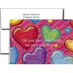 Personalized Valentine's Day Greeting Cards w/Imprinted Envelopes (5"x7")