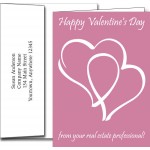 Custom Valentine's Day Greeting Cards w/Imprinted Envelopes (5"x7")