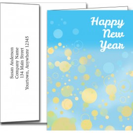 New Year Greeting Cards w/Imprinted Envelopes (5"x7") with Logo