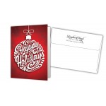 Customized 5" x 7" Holiday Greeting Cards w/ Imprinted Envelopes - Happy Holidays
