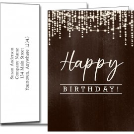 Custom Birthday Greeting Cards w/Imprinted Envelopes