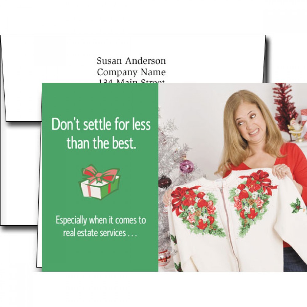 Custom Holiday Greeting Cards w/Imprinted Envelopes Custom Holiday Greeting Cards w/Imprinted Envelopes