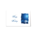 Personalized Winter Frost Greeting Card