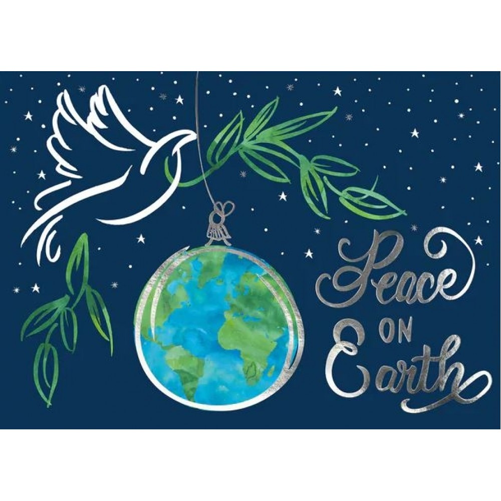 Messenger of Peace Holiday Card with Logo