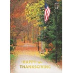 Patriotic Thanksgiving Card with Logo