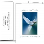 Customized New Year Greeting Cards w/Imprinted Envelopes (5"x7")