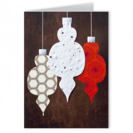 Logo Branded Seed Paper Shape Holiday Greeting Card - Design H