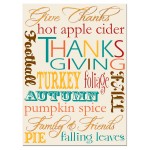 Thanksgiving Thoughts Logo Printed