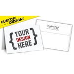 5" x 7" Holiday Greeting Cards w/ Imprinted Envelopes - Custom Design with Logo
