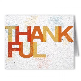 Thanksgiving Seed Paper Card - Style B with Logo