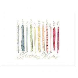 Promotional Candle Wishes Card