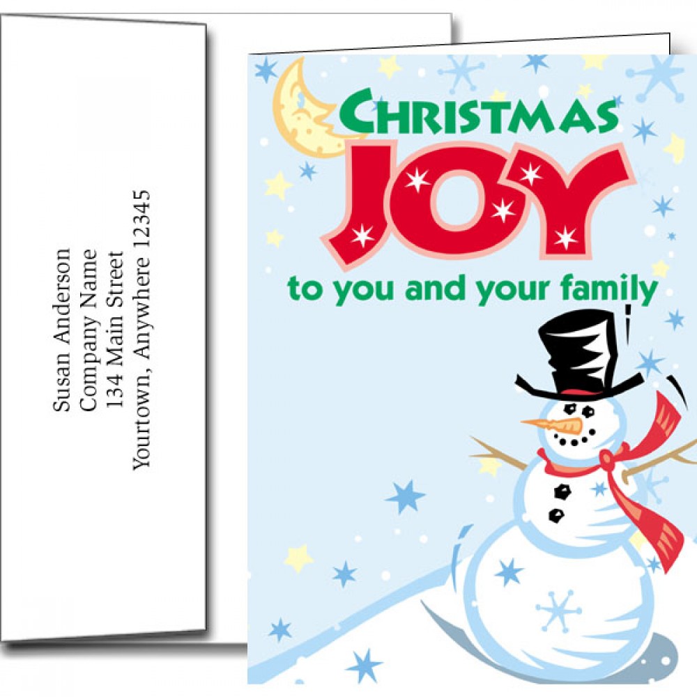 Holiday Greeting Cards w/Imprinted Envelopes with Logo