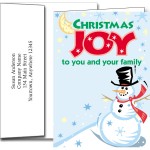 Custom Holiday Greeting Cards w/Imprinted Envelopes